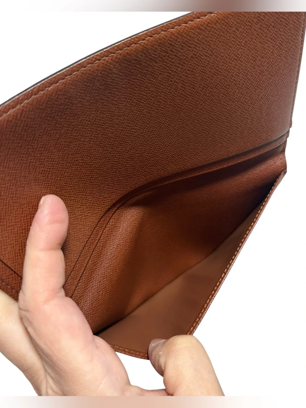 Louis Vuitton Monogram Leather Long Slim Bifold Passport Wallet